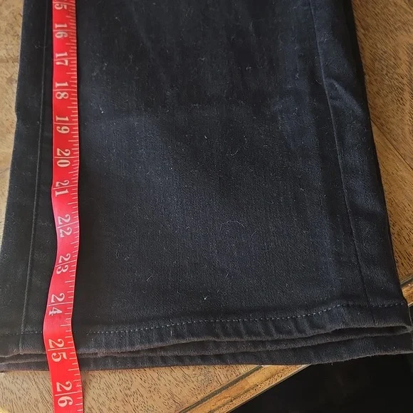 Athleta Black Twill Flex Kick Flare Jean 8P - Picture 5 of 6